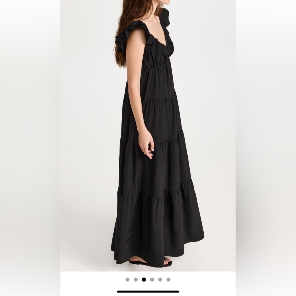English Factory Ruffle Sleeve Maxi Dress - Picture 8 of 9